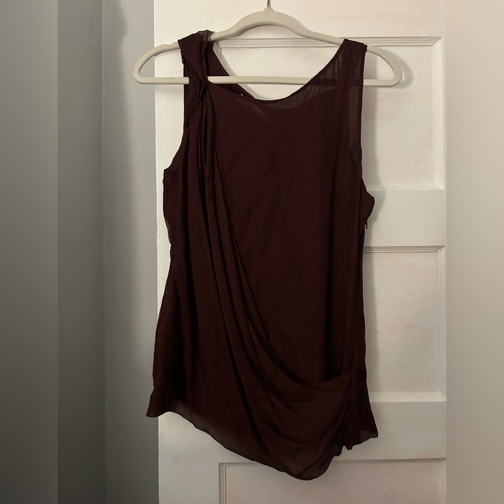 Leon Max (of Max Studio) burgundy top